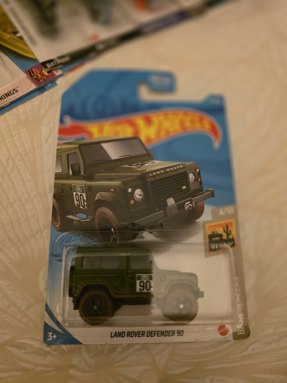 Land Rover Defender 90 Die-Cast Toy Car - Olive Green